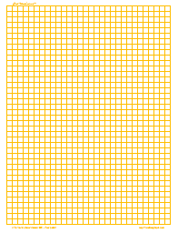 Graph Paper Doc, 6mm Amber, Legal