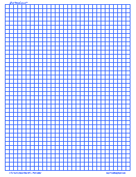1 Inch Grid - Graph Paper, 1/inch Blue, Legal
