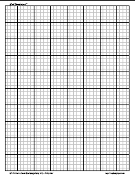 Black&LightGray 20 by 4 mm Linear Engineering Graph Paper, Letter