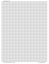 Gray 1 by 5 Per Inch Linear Engineering Graph Paper, Letter