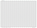 Isometric Grid Paper, 3mm LightGray, Full Page Land A5