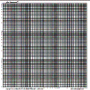 Black Logarithmic 4V2H Cycle Graph Paper, Square Portrait A4