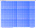Logarithm Graph - Graph Paper, Blue 3V4H Cycle, Full-Page Landscape A5 Grid Paper