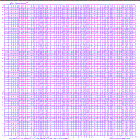 Graph Logarithm - Graph Paper, Purple 1V2H Cycle, Square Landscape Letter Graphing Paper