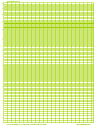 Graph Paper Semi Log, 10/inch Green, 2 Cycle Horizontal, Port A3