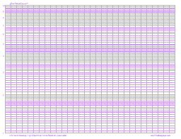 Free Semilog Graph Paper, 5/inch Purple, 1 Cycle Horizontal, Land Letter