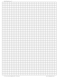 Graph Paper To Print, 1/inch LightGray, Legal