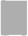 Black 10 by 1 mm Linear Engineering Graph Paper, A5