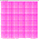 Log Log Graph - Graph Paper, Pink 1 Cycle, Square Portrait Letter Graph Paper