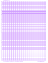 Free Semilog Graph Paper, 5/inch Purple, 1 Cycle Vertical, Port Letter